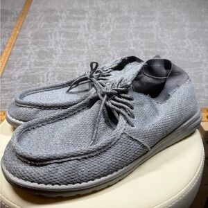 Hey dude Mens Wayne Lace Up Loafer Casual Knit Shoe Mens Size 13